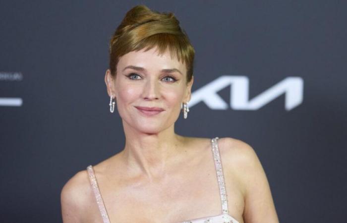 Diane Kruger posa con vestido completamente transparente y sin sostén, la estrella de 48 años está más sexy que nunca