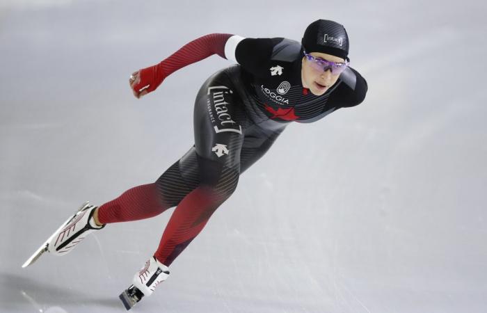 Patinaje de velocidad en pista larga | Laurent Dubreuil gana la plata en los 500 metros en el Mundial de Nagano