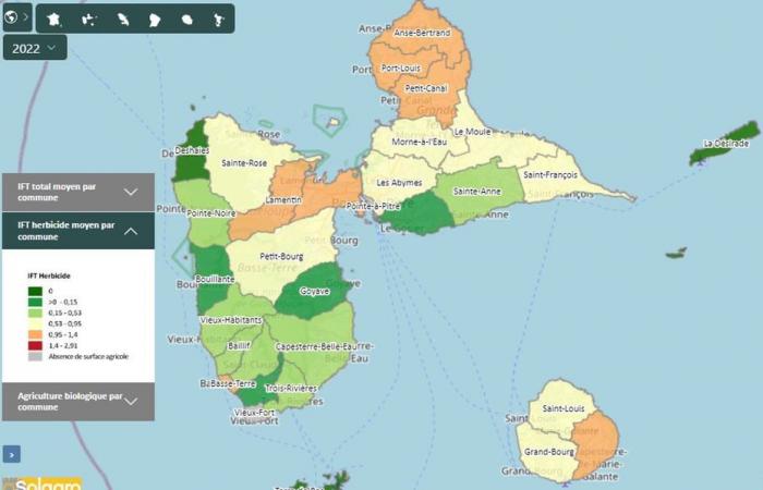 Un mapa interactivo de los pesticidas en Francia y, ahora, en el extranjero.