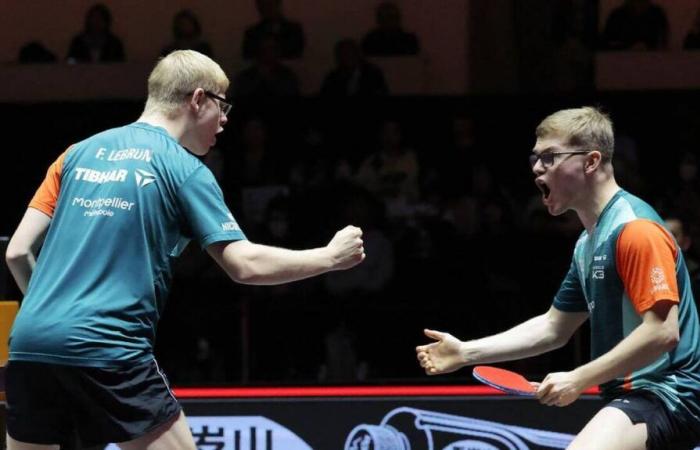 Finales WTT. Los hermanos Lebrun se clasificaron para la final de dobles tras una semifinal 100% francesa