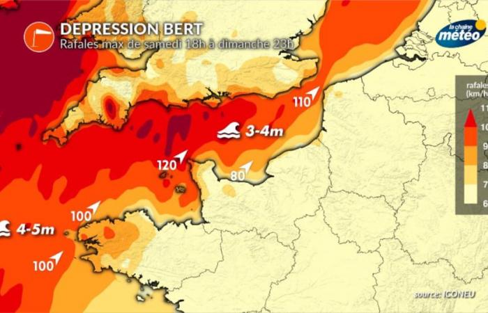 Fuerte vendaval en el Canal de la Mancha este fin de semana