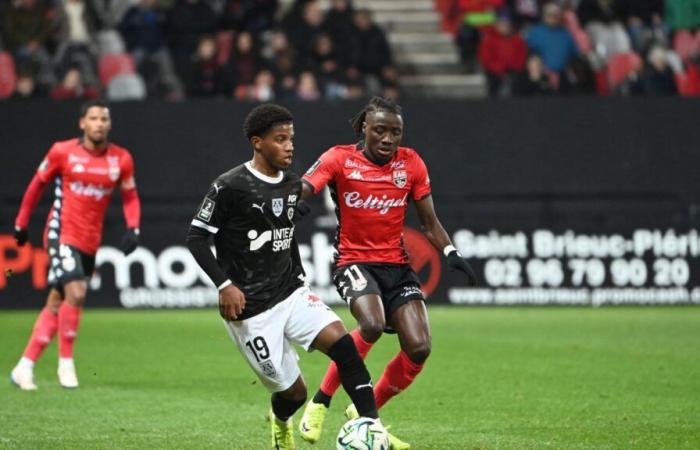 Fútbol (Ligue 2): Amiens SC pierde fuertemente en Guingamp y sigue lento