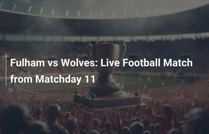 Fulham vs Wolves: partido de fútbol en directo de la jornada 11