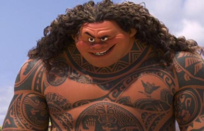 Dwayne Johnson con cabello y barriga falsa, primeras imágenes asombrosas del remake de acción en vivo de Moana filtradas