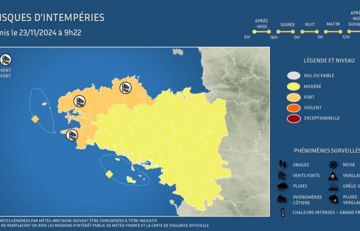 Un temporal que durará hasta el domingo por la noche en Finisterre y Trégor – El tiempo