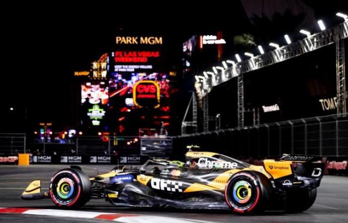 Lando Norris y Max Verstappen, duelo de sombras en el Gran Premio de Las Vegas