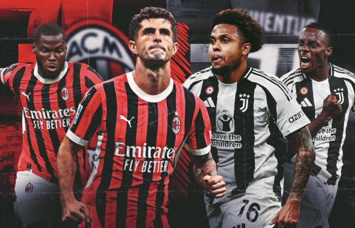 Las estrellas del USMNT chocan en el Derby de Italia: dónde se encuentran Christian Pulisic, Yunus Musah Weston McKennie y Tim Weah de cara al choque del AC Milan contra la Juventus