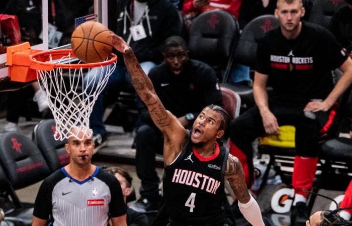 Portland Trail Blazers vs. Houston Rockets-Xinhua