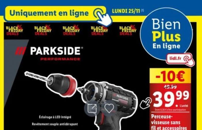 Lidl presenta su oferta Parkside para el Black Friday con precios inmejorables