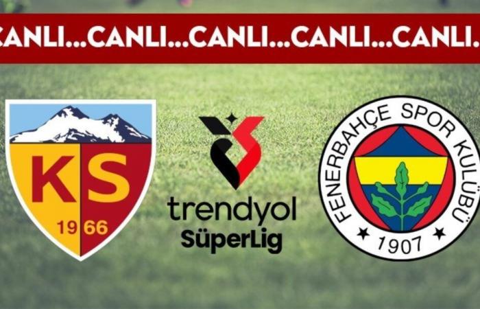 TRANSMISIÓN EN VIVO: Kayserispor 0-1 Fenerbahçe EXPLICACIÓN EN VIVO – Superliga Trendyol 2024/2025 – Noticias deportivas de última hora