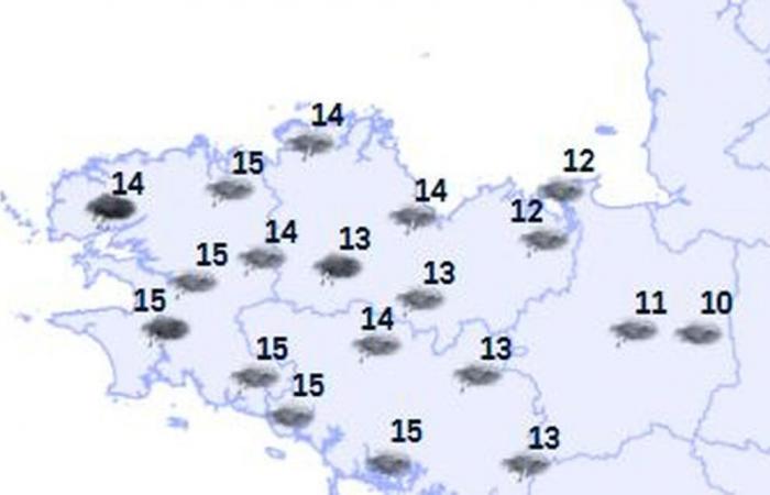 El tiempo en Bretaña: un sábado lluvioso