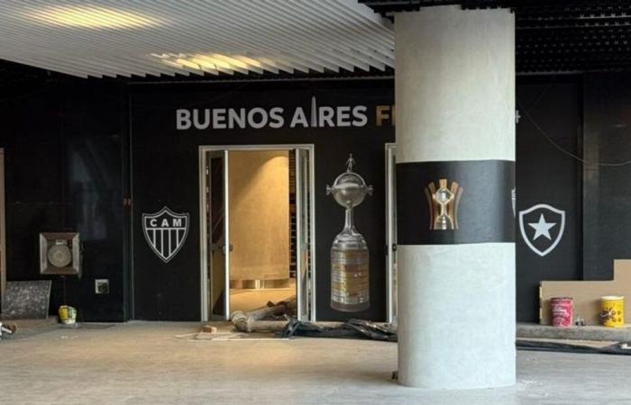 El Estadio Monumental se prepara para la final de la Copa Libertadores 2024 y se colocaron los primeros afiches