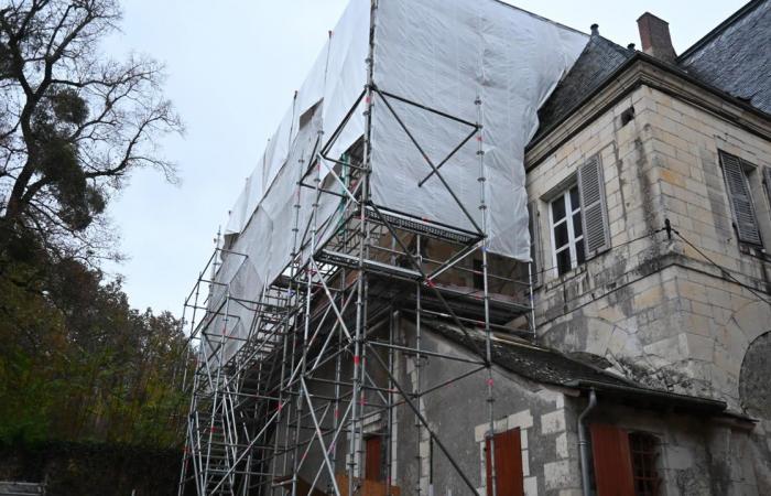 Un curioso acto de vandalismo en el castillo de Gizeux.