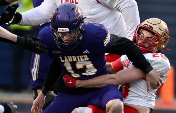 La defensa de los Rojos y Oro sofoca la espectacular ofensiva de Laurier