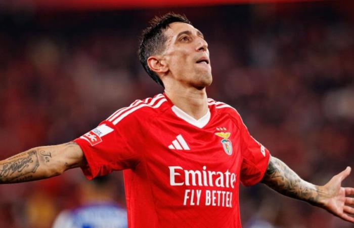 El extraordinario gol de Di María con el Benfica