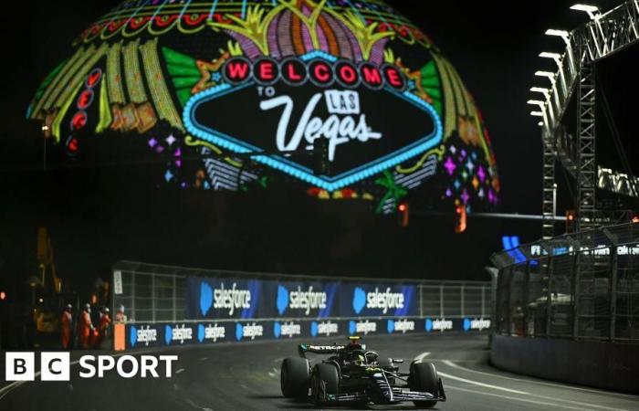 Gran Premio de Las Vegas: Lewis Hamilton lidera a Lando Norris en la segunda práctica