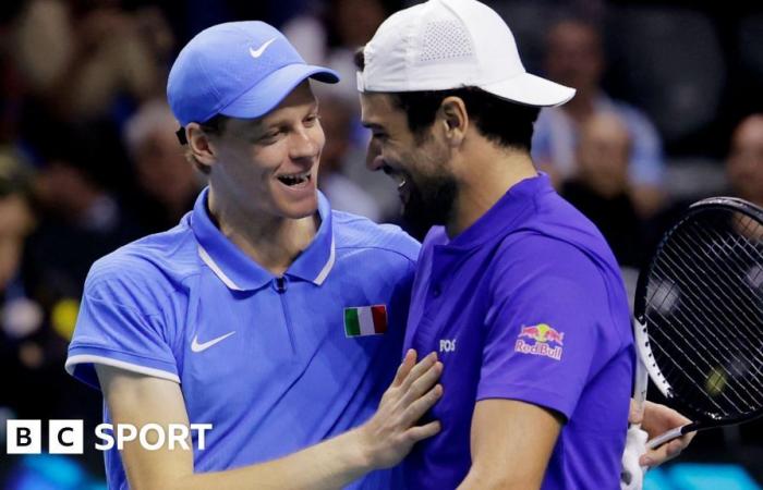 Finales de la Copa Davis: la Italia de Jannik Sinner venció a Argentina para preparar la semifinal de Australia