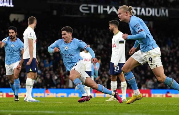 Partido en directo entre Man City y Tottenham (0-3) en la Premier League inglesa… momento a momento