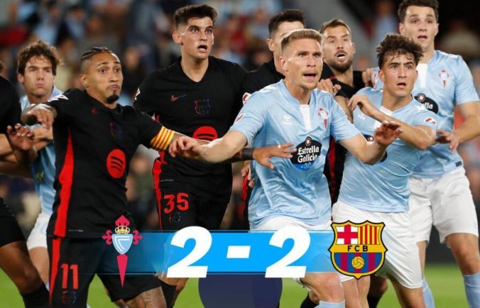 El Barça se diluye en cinco minutos