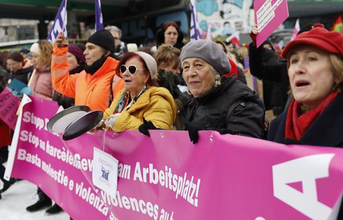 Violencia contra las mujeres: casi 10.000 personas en Berna