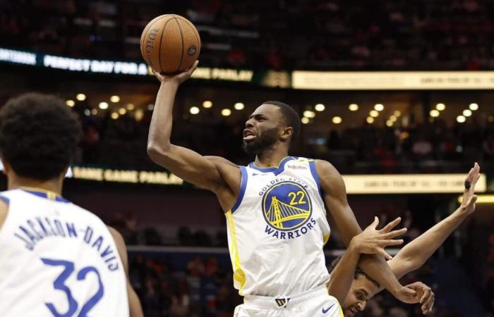 Andrew Wiggins avanza mientras los Warriors avanzan a la ronda eliminatoria de la Copa de la NBA