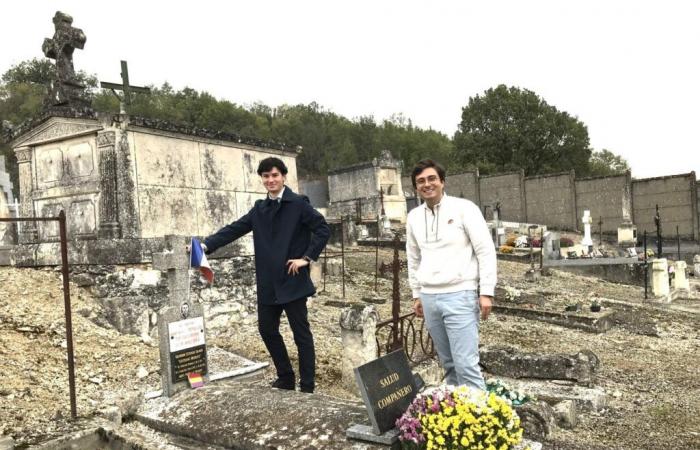 En Lot, estos dos jóvenes de Monctuq se comprometen con la memoria francesa