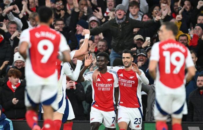 Liga Premier | El Arsenal vuelve a avanzar dominando al Nottingham Forest (3-0)