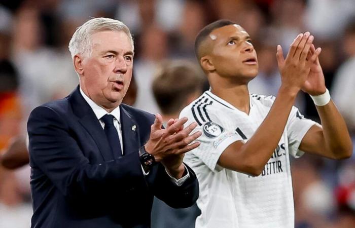 Ancelotti molesto por los debates sobre la salud mental de Mbappé