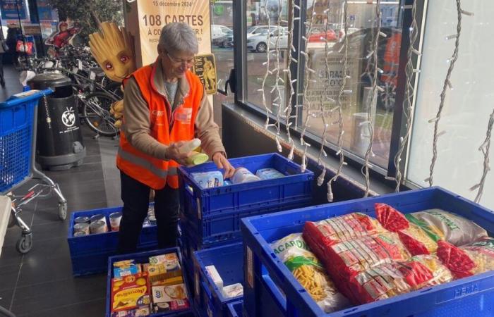 El Banco de Alimentos de Creuse recoge donaciones en los supermercados