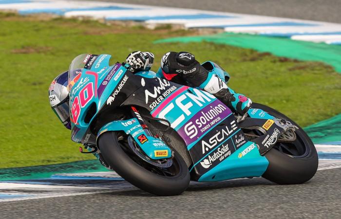 Moto2, Test de Jerez – David Alonso recuerda su debut en Moto2