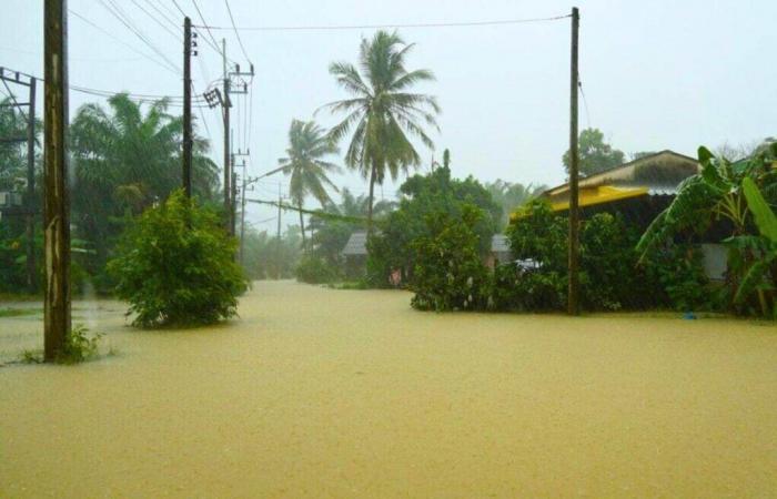 Las inundaciones continúan azotando el sur de Tailandia