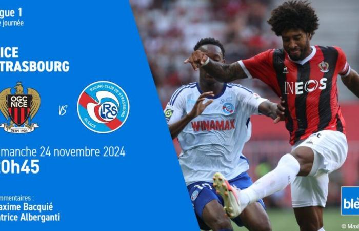 Ligue 1: vive el partido OGC Nice – Estrasburgo en France Bleu Azur