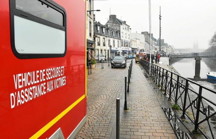 En Quimper, un hombre salta al Odet para escapar de un control policial