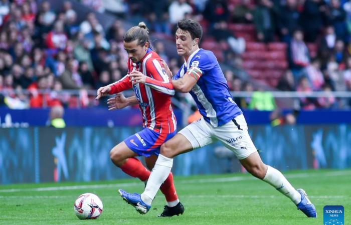 Atletico de Madrid vs. Deportivo Alaves-Xinhua