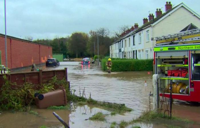 Daños de la tormenta Bert en el Reino Unido e Irlanda