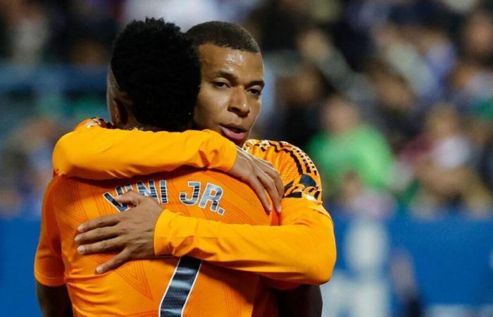 Leganés-Real Madrid: Kylian Mbappé marca su primer gol en un mes