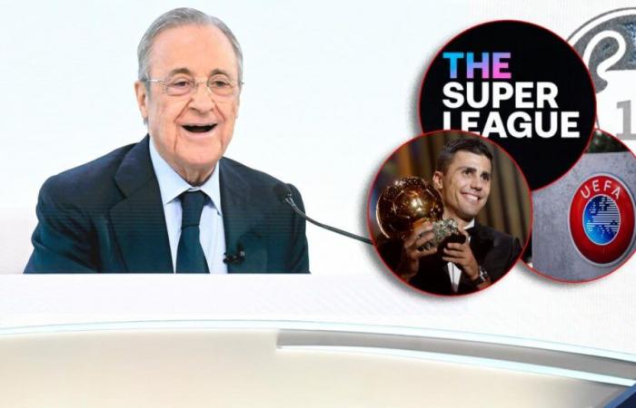 Real Madrid: Florentino, sobre la Superliga: “Nosotros no queremos ser Blockbuster…”