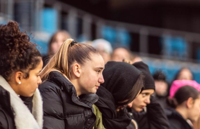 Nuestra sección femenina en el partido HAC-OL ⚔️