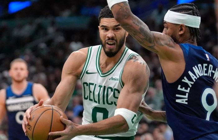 Cómo respondió Jayson Tatum al desaire de Anthony Edwards