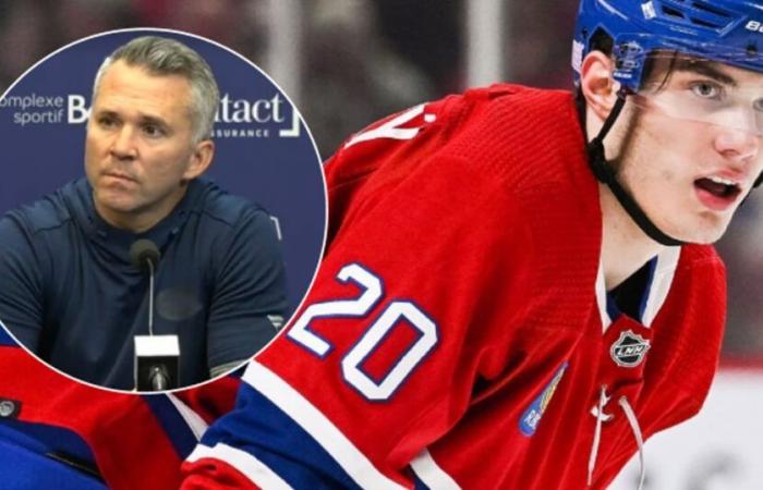 Martin St-Louis desafía a Juraj Slafkovsky ante las cámaras