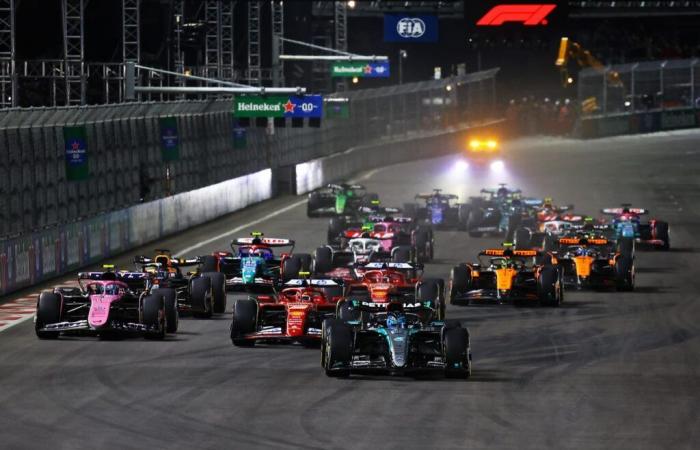 Gran Premio de Las Vegas de F1 2024 EN VIVO: actualizaciones de la carrera, transmisión y tiempo mientras George Russell lidera desde la pole