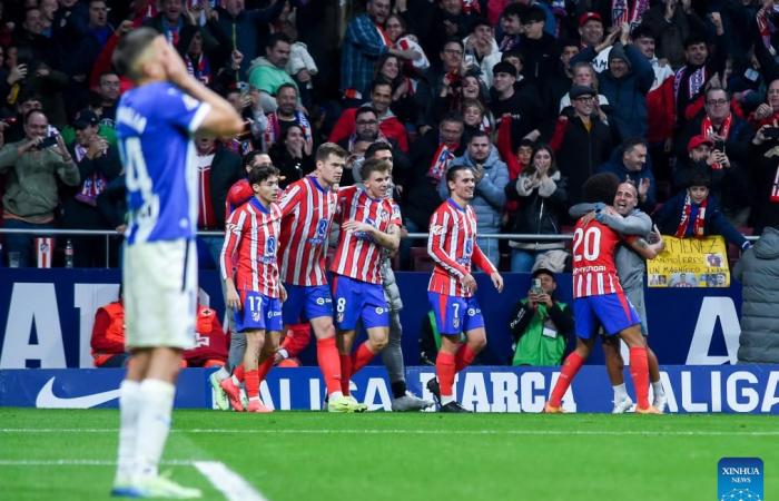 Atletico de Madrid vs. Deportivo Alaves-Xinhua