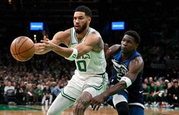 Jayson Tatum responde a la charla basura de Anthony Edwards después de que C venciera a los Wolves – NBC Boston