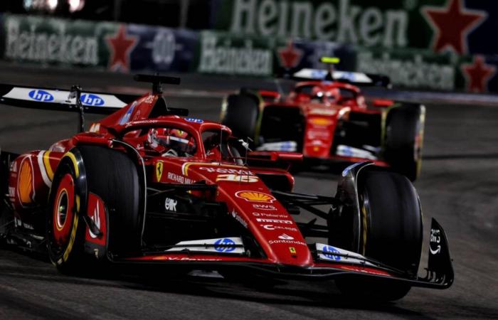 Ferrari impotente ante Mercedes en Las Vegas