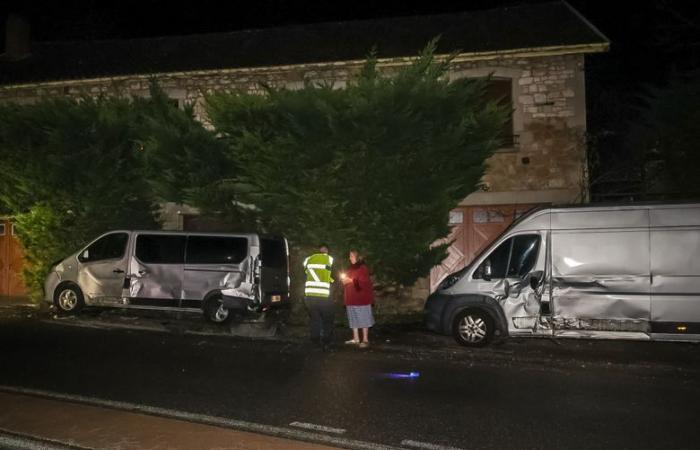 Violento choque en el Lot, milagrosamente sin heridos pero con importantes daños materiales