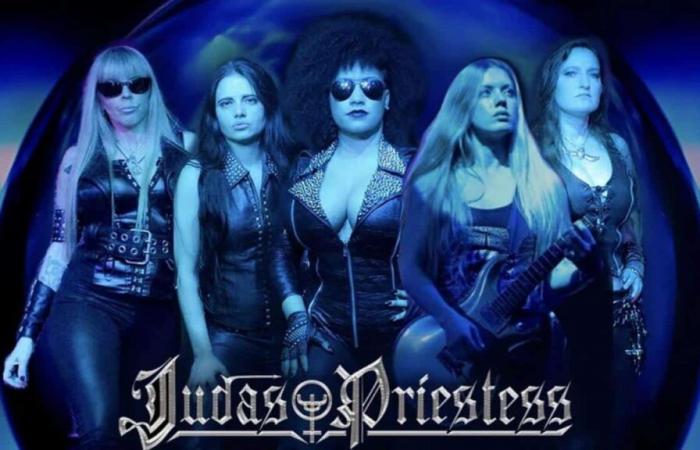 La banda tributo Judas Priestess presenta una contundente versión de Dissident Aggressor