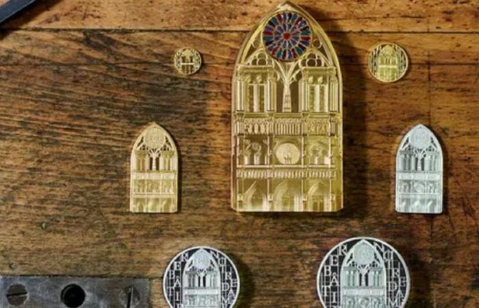 La Casa de la Moneda de París presenta nuevas monedas para la reapertura de Notre-Dame