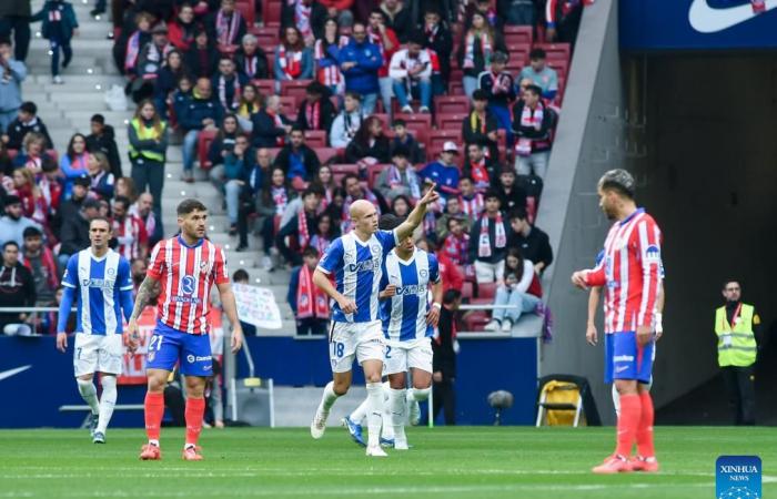 Atletico de Madrid vs. Deportivo Alaves-Xinhua