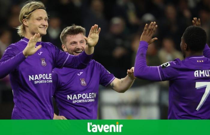 Nuevo festival de goles para Anderlecht, victoria por 6-0 contra La Gantoise