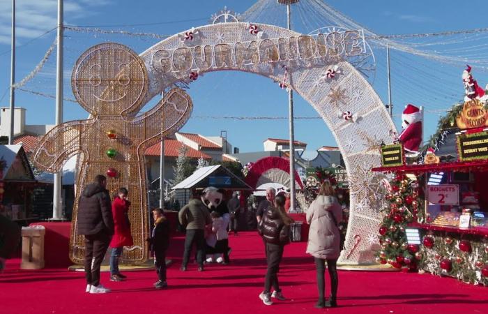 El pueblo navideño de Barcarès abre sus puertas una semana después de haber sido parcialmente destruido por un incendio